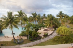 Infinity pool at the InterContinental Resort Tahiti